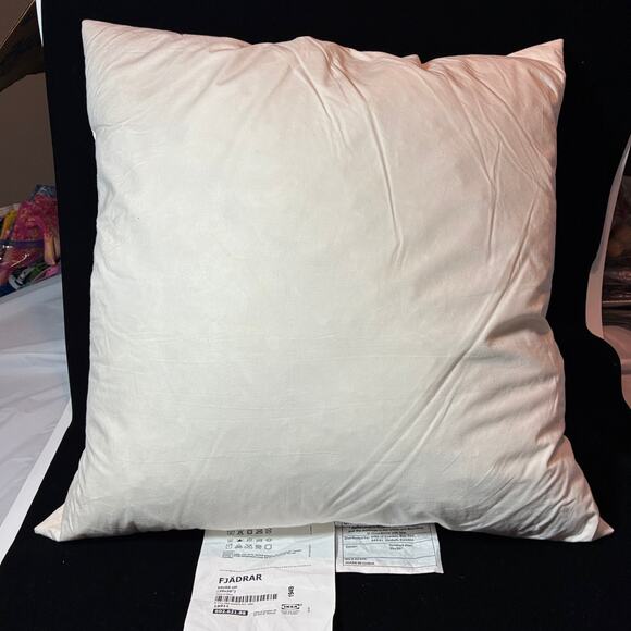 Ikea 20x20 Pillow Insert Duck Feather FJADRAR Throw Pillow Couch Sofa Bed - Picture 1 of 4